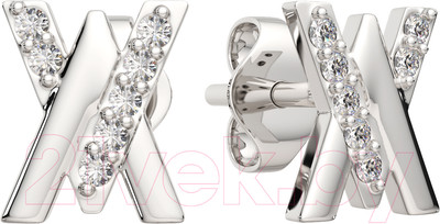 Серьги из серебра ZORKA 0310550 (с фианитами)