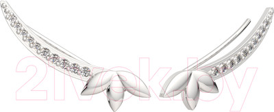 Серьги из серебра ZORKA 0310543 (с фианитами)