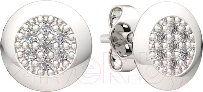 Серьги из серебра ZORKA 0310526 (с фианитами)