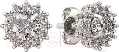 Серьги из серебра ZORKA 0310610 (с фианитами)