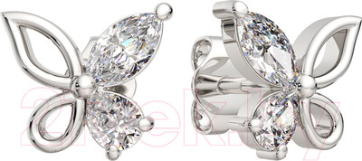 Серьги из серебра ZORKA 0310587 (с фианитами)