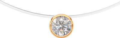 Колье из розового золота ZORKA 580004.14K.R (45см, с фианитами)