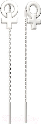 Серьги из серебра ZORKA 0300261