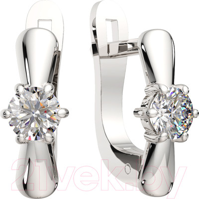 Серьги из серебра ZORKA 0310064 (с фианитами)