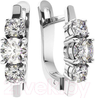 Серьги из серебра ZORKA 0310088 (с фианитами)