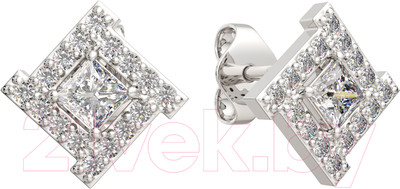 Серьги из серебра ZORKA 0310141 (с фианитами)