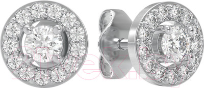 Серьги из серебра ZORKA 0310201 (с фианитами)