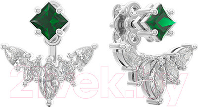 Серьги из серебра ZORKA 0310369 (с фианитами)
