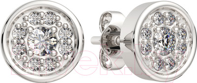 Серьги из серебра ZORKA 0310427 (с фианитами)