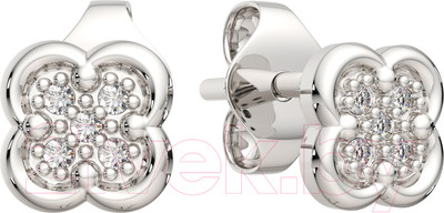 Серьги из серебра ZORKA 0310451 (с фианитами)