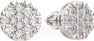 Серьги из серебра ZORKA 0310460 (с фианитами)