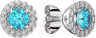 Серьги из серебра ZORKA 0310337 (с фианитами)