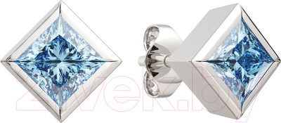 Серьги из серебра ZORKA 0310332 (с наноситаллом)