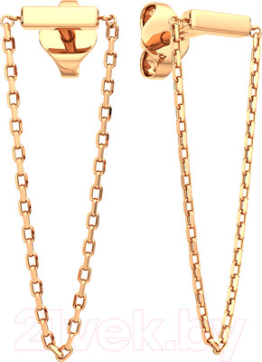 Серьги из розового золота ZORKA 300283.14K.R