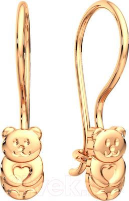 Серьги из розового золота ZORKA 300320.14K.R.ZZ