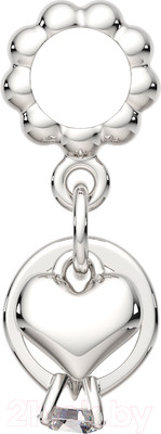 Шарм из серебра ZORKA 0440090 (с фианитами)