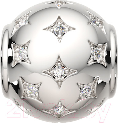 Шарм из серебра ZORKA 0440095 (с фианитами)