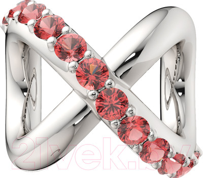 Шарм из серебра ZORKA 0440174 (с фианитами)