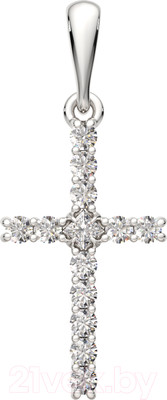 Крестик из серебра ZORKA 0440294.ZZ (с фианитами)