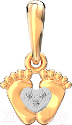 Подвеска из розового золота ZORKA 440417.14K.R.ZZ (с фианитами)