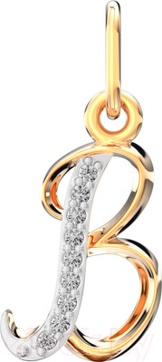 Подвеска из розового золота ZORKA 440438/B.14K.R.ZZ (с фианитами)