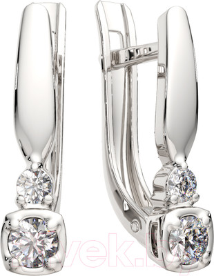 Серьги из серебра ZORKA 03101155 (с фианитами)
