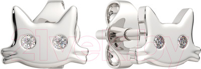 Серьги из серебра ZORKA 0310788 (с фианитами)