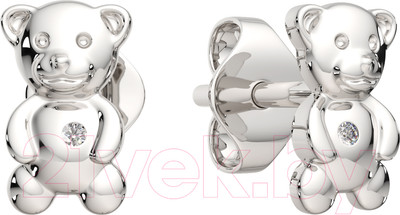 Серьги из серебра ZORKA 0310867 (с фианитами)