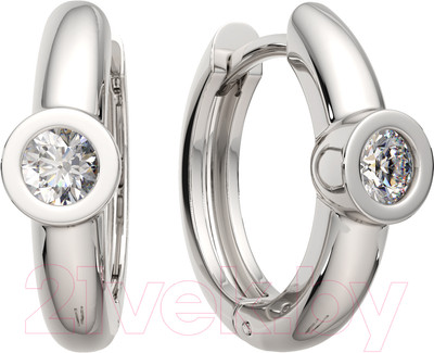 Серьги из серебра ZORKA 0310616 (с фианитами)