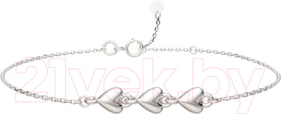 Браслет из серебра ZORKA 0650337 (18см)