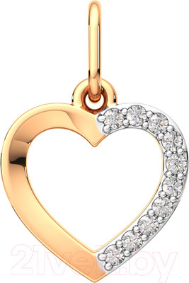 Подвеска из розового золота ZORKA 440259-9K (с фианитами)