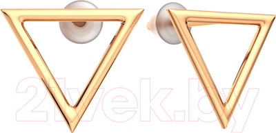 Серьги из розового золота ZORKA 300154S.14K.R