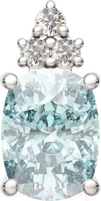 Подвеска из серебра ZORKA 0440219 (с наноситаллом)