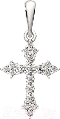 Крестик из серебра ZORKA 0440346.ZZ (с фианитами)