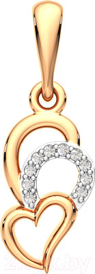 Подвеска из розового золота ZORKA 440643.14K.R.ZZ (с фианитами)
