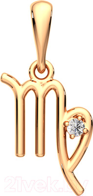 Подвеска из розового золота ZORKA 440666.14K.R (с фианитами)