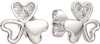 Серьги из серебра ZORKA 0310089 (с фианитами)