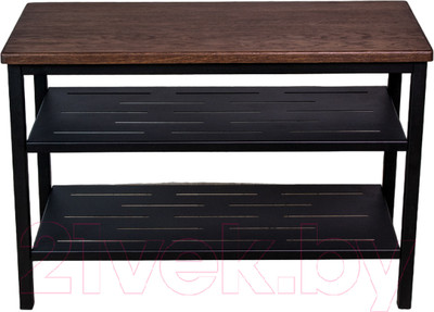 Полка для обуви Stal-Massiv SMR (дуб мореный)