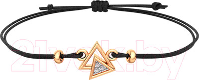 Браслет из розового золота ZORKA 670041.9K.R.01 (18см, с фианитом)