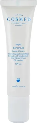 Бальзам для губ Cosmed Cosmeceuticals Atopia Lip Balm защитный питательный с SPF20 для сухой кожи (15мл)