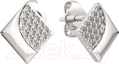 Серьги из серебра ZORKA 0310706.ZZ (с фианитами)
