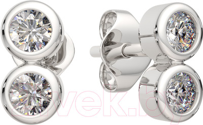 Серьги из серебра ZORKA 0310727.ZZ (с фианитами)