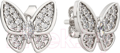 Серьги из серебра ZORKA 0310742.ZZ (с фианитами)