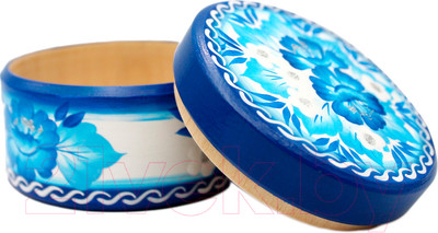 Шкатулка Брестская Фабрика Сувениров С росписью в стиле Гжель / SB02