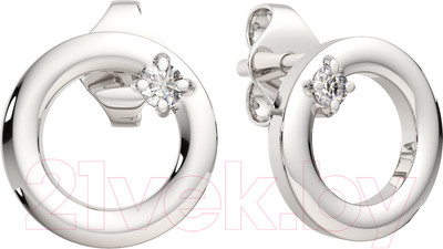 Серьги из серебра ZORKA 0310750.ZZ (с фианитами)