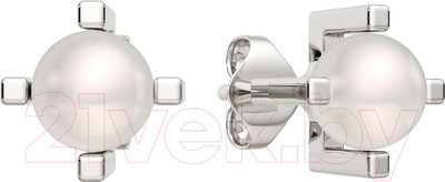 Серьги из серебра ZORKA 0310758 (с жемчугом)