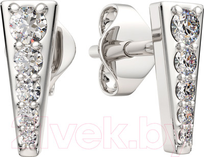 Серьги из серебра ZORKA 0310771 (с фианитами)