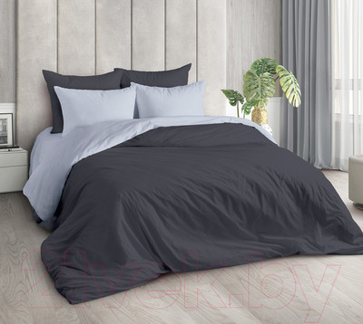 Комплект постельного белья Milanika Муссон Семейный (поплин г/к)