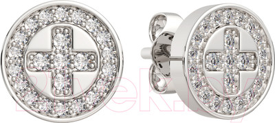 Серьги из серебра ZORKA 0310775 (с фианитами)