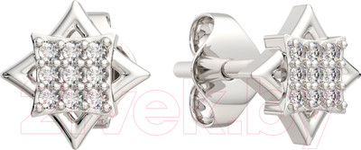 Серьги из серебра ZORKA 0310779.ZZ (с фианитами)